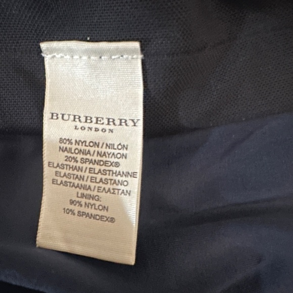 Burberry Logo Swimsuit Medium Gently worn 80% nylon / 20% spandex 34-40" waist - Picture 8 of 8